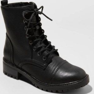 ❌❌SOLD❌❌UNIVERSAL THREAD BLACK COMBAT BOOTS size 9.5 NEW
